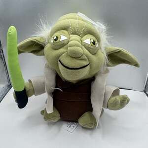 Comic Images Star Wars Super Deformed Yoda with Lightsaber 7-Inch Plush